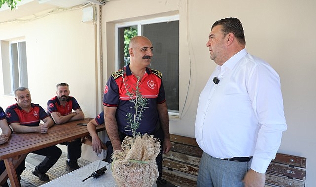 Lider Yetişkin’den İtfaiye Haftası’nda manalı ziyaret