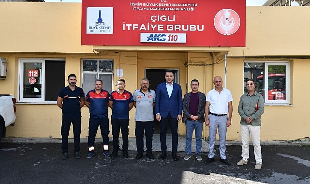 Lider Yıldız’dan Çiğli İtfaiyesine Manalı Ziyaret