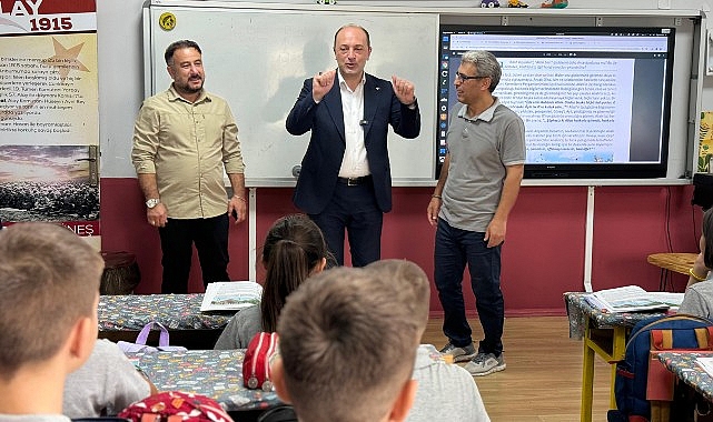 Lider Yıldız’dan okullara ziyaret.