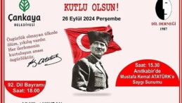 Lisan İhtilali Çankaya’da kutlanıyor.