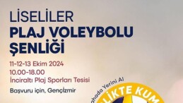 Liseliler plaj voleybolu şenliğinde buluşuyor