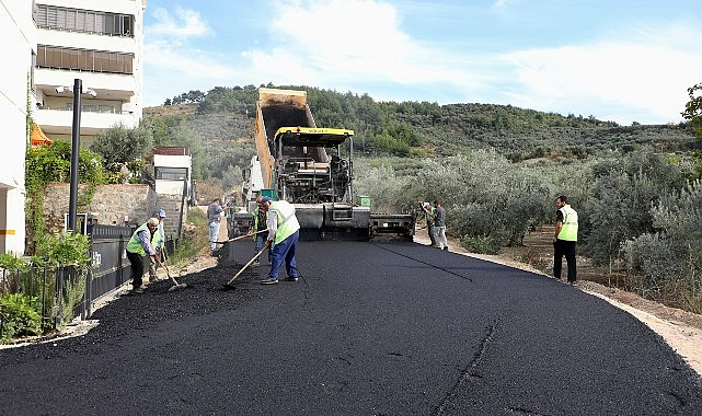 Mudanya’da yollar yenileniyor.