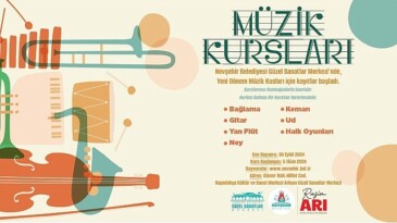 Nevşehir Belediyesi Hoş Sanatlar Merkezi’nde, çocuk ve gençler için yeni devirde fiyatsız olarak açılacak müzik ve halk oyunları kursları için kayıtlar başladı.