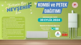 Nevşehir Belediyesi’nden kombi ve petek dayanağı.