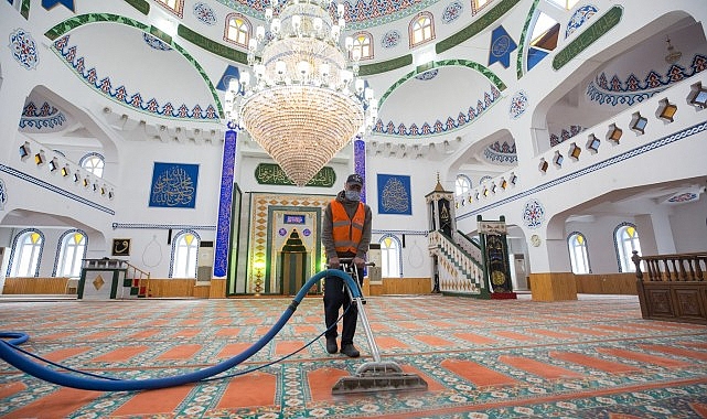 Nilüfer’deki 137 ibadethanede ayrıntılı paklık