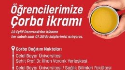 Öğrencilerin Günaydın Çorbası Büyükşehir’den