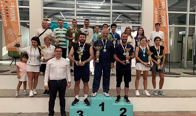 Raket Sporları Turnuvası’nda kazananlar muhakkak oldu