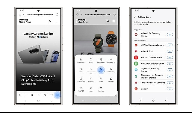 Samsung Internet sayesinde Galaxy kullanıcılarının çevrimiçi saklılığı muhafaza altında