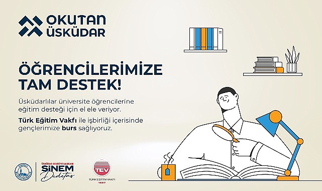 Üsküdar Belediyesi ile Türk Eğitim Vakfı ortasında “Okutan Üsküdar” projesi imzalanacak.