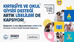 Üsküdar Belediyesi’nin ilköğretim ve lise öğrencilerine kırtasiye ve okul giysisi dayanağı sürüyor.