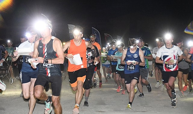 10. Milletlerarası Kemer Oryantiring Şenliği’nin gece etabı koşuldu