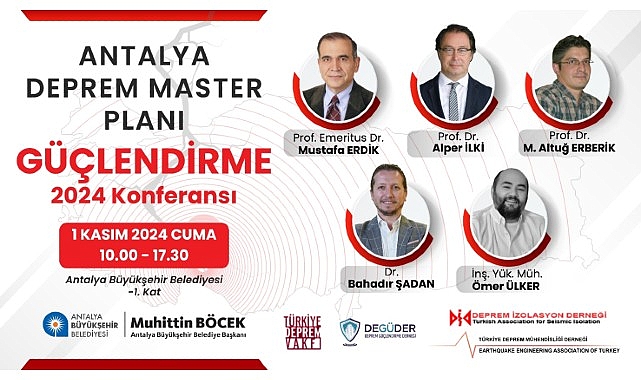 Antalya Büyükşehir Belediyesi’nin Zelzele Master Plan çalışmaları sürüyor