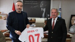 Antalyaspor Başkanı Sinan Boztepe’den Salihli Belediye Lideri Mazlum Nurlu’ya Ziyaret