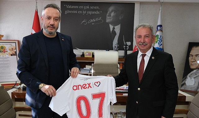 Antalyaspor Başkanı Sinan Boztepe’den Salihli Belediye Lideri Mazlum Nurlu’ya Ziyaret