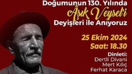 Aşık Veysel 130. Doğum Gününde Çankaya’da Anılacak