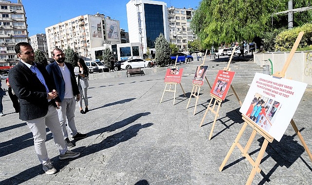 Bornova’da yoksullukla uğraş için farkındalık standı