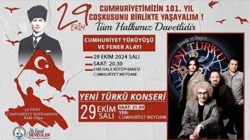 Burhaniye’de 101. Yıl Coşkusu