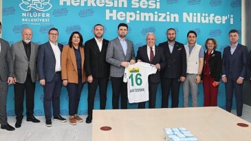 Bursaspor İdaresi’nden Lider Şadi Özdemir’e ziyaret