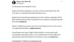 Çankaya Belediye Başkanı Hüseyin Can Güner’in Cumhuriyet Bayramı Aktiflikleri ile İlgili Açıklaması