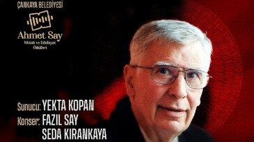 Çankaya Belediyesi’nin 1. Ahmet Say Müzik ve Edebiyat Ödülleri’ne layık görülen müzik ve edebiyat alanından sanatkarlar belirlendi