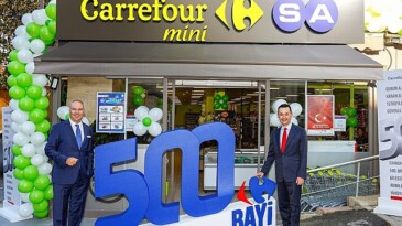 CarrefourSA 500 Bayiye Ulaştı