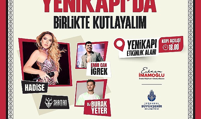 Cumhuriyet Bayramında Toplu Ulaşım Fiyatsız Olacak ve Büyük Konser Sizi Bekliyor Buyruk Can İğrek ve Hadise Sahne Alacak