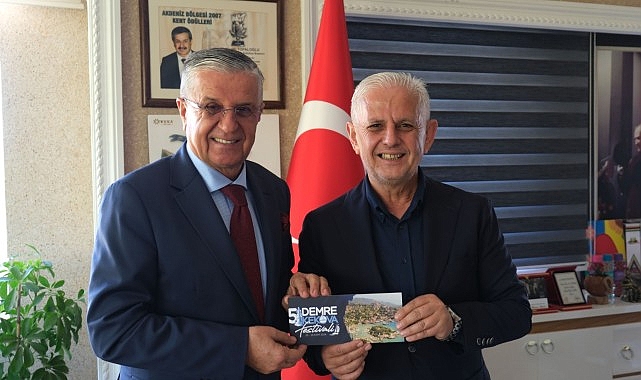 Demre Belediye Lideri’nden Başkan Topaloğlu’na ziyaret