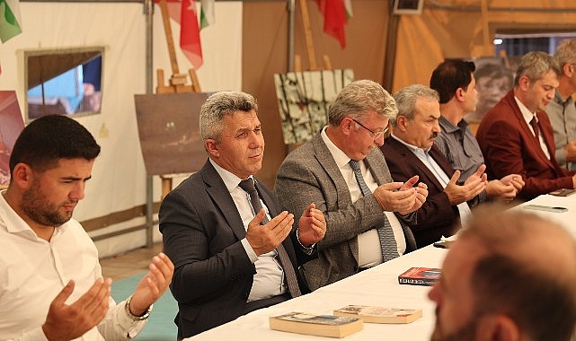 Kandırada filistine takviye çadırı dualarla açıldı