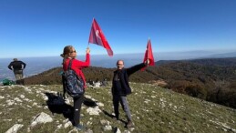 Kartepe’nin tepesinde Cumhuriyet coşkusu