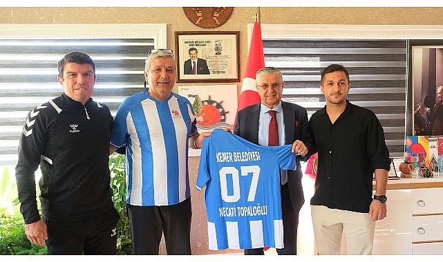 Kemer Belediye Merkez Spor’dan Lider Topaloğlu’na ziyaret