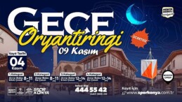 Konya Büyükşehir’den Aileler İçin “Gece Oryantiringi” Aktifliği