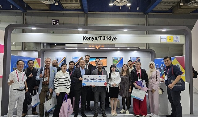 Konya Büyükşehir’in Akıllı Kent Projeleri Seul’deki Akıllı Kent Fuarı’nda İlgi Gördü