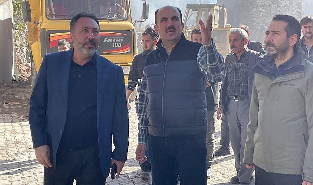 Lider Altay ve AK Parti Konya Milletvekili Özer, Doğanbey’de Çıkan Yangın Sonrası Bölgeyi Ziyaret Etti