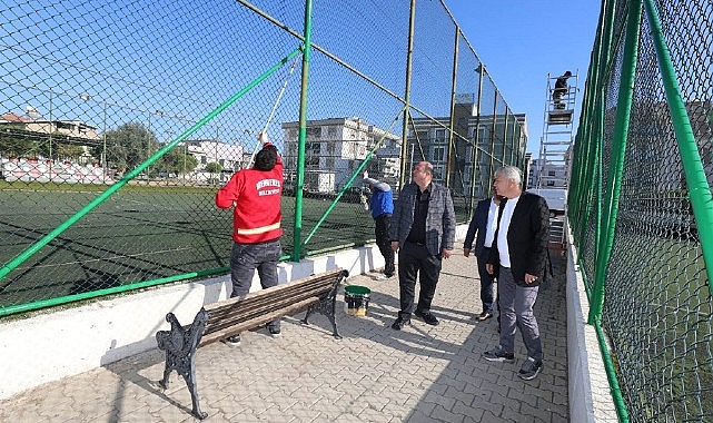 Lider Çiçek Talimatı Verdi Alanlar Yenileniyor