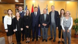 Lider Tugay Selanik’te “İzmir ile Selanik ortasında deniz ve hava ulaşımı için çalışacağız”