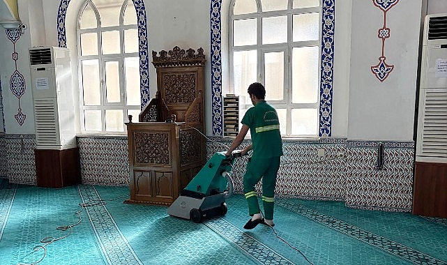 Osmangazi Belediyesi mescitlerde paklık çalışması başlattı