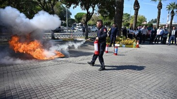 Salihli Belediyesi’nden Yangın Tatbikatı