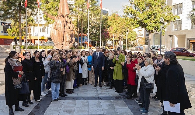 Balçova’dan bayan cinayetlerine reaksiyon – Yiğit, lokal idare eşitlik dokümanını imzaladı
