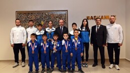 Başarılı Sportmenler Lider Pekyatırmacı’yı Ziyaret Etti