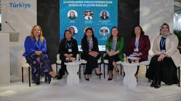 Bayanlar gelecek için iklim krizini masaya yatırdı