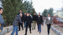 Belediye Başkanı Arı, üstyapı çalışmalarını yerinde inceledi