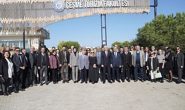 Çeşme Turizm Fakültesi Shipley-Altındağ Öğrenci Yurdu düzenlenen merasimle açıldı