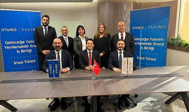 Inveo Yatırım Holding ve DaVinci’den Türkiye’nin Yeşil Dönüşümüne Katkı: Yenilenebilir Güç Odaklı Stratejik İş Birliği