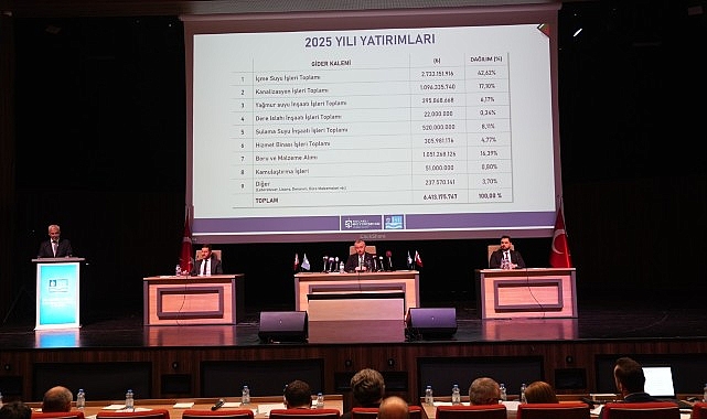 İSU’nun 2024 yılı 2. Olağan Genel Kurulu yapıldı: 2025 yılı sarfiyat bütçesi 15 milyar 769 milyon lira