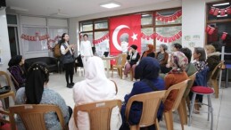 Konaklı bayanlara şiddete karşı hakları anlatıldı