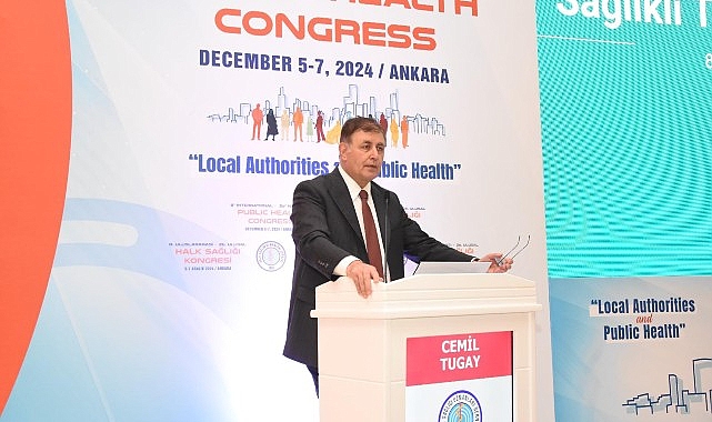 Lider Tugay, Ulusal Halk Sıhhati Kongresi’nde konuştu “Sağlıklı kent bir sonuç değil, bir süreç ve bir yöntemdir”