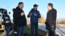 Lüleburgaz Belediyesi D-100’de peyzaj çalışmalarına başladı