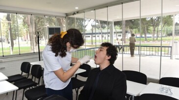 Öğrencilere ağız ve diş sıhhati taraması yapıldı