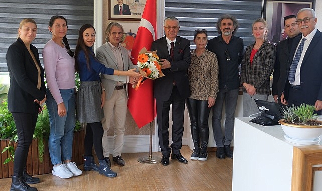 Okul aile birliğinden Lider Topaloğlu’na ziyaret