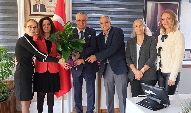 Okul aile birliğinden Lider Topaloğlu’na ziyaret